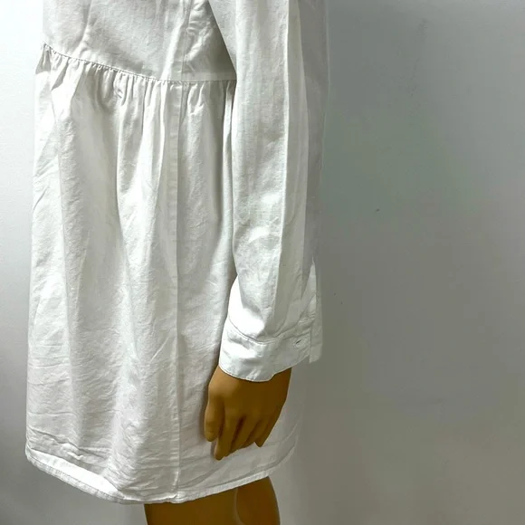 ASOS Womens White Button Down Shift Dress Cotton Size 8 - 10 Brand New - Picture 4 of 8